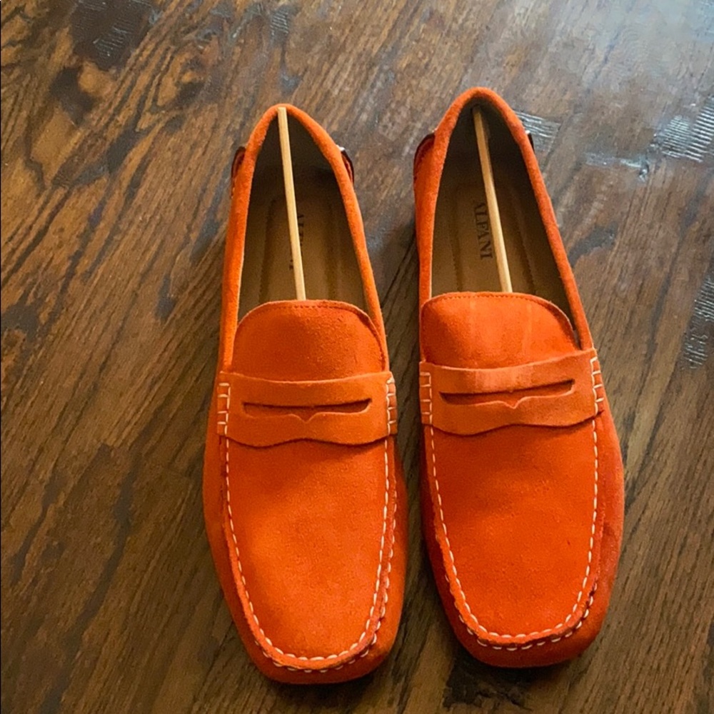 ALFANI Orange Loafers SIZE 13